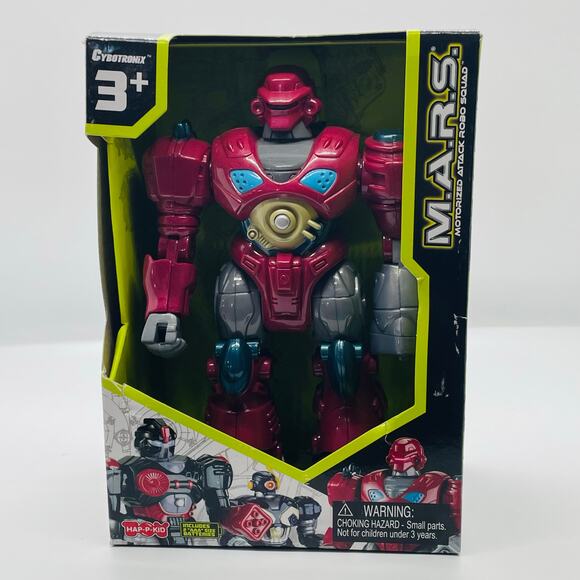 Cybotronix M.A.R.S. Motorized Attack Robo Squad Walking Robot- Red Revo - Picture 1 of 3